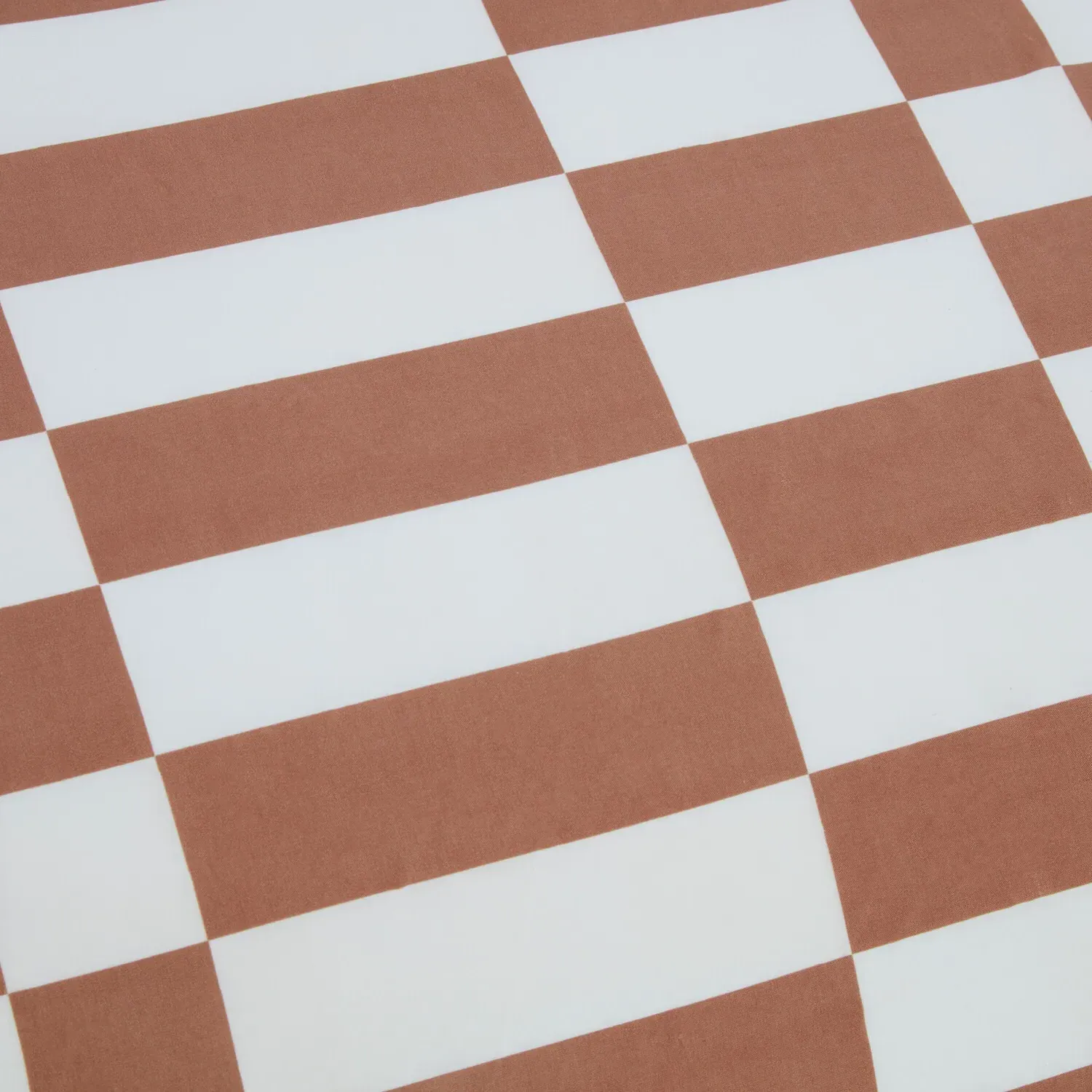 Berlin Check Double Duvet Set - Rust