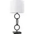 Beryl Square Table Lamp - Black and White