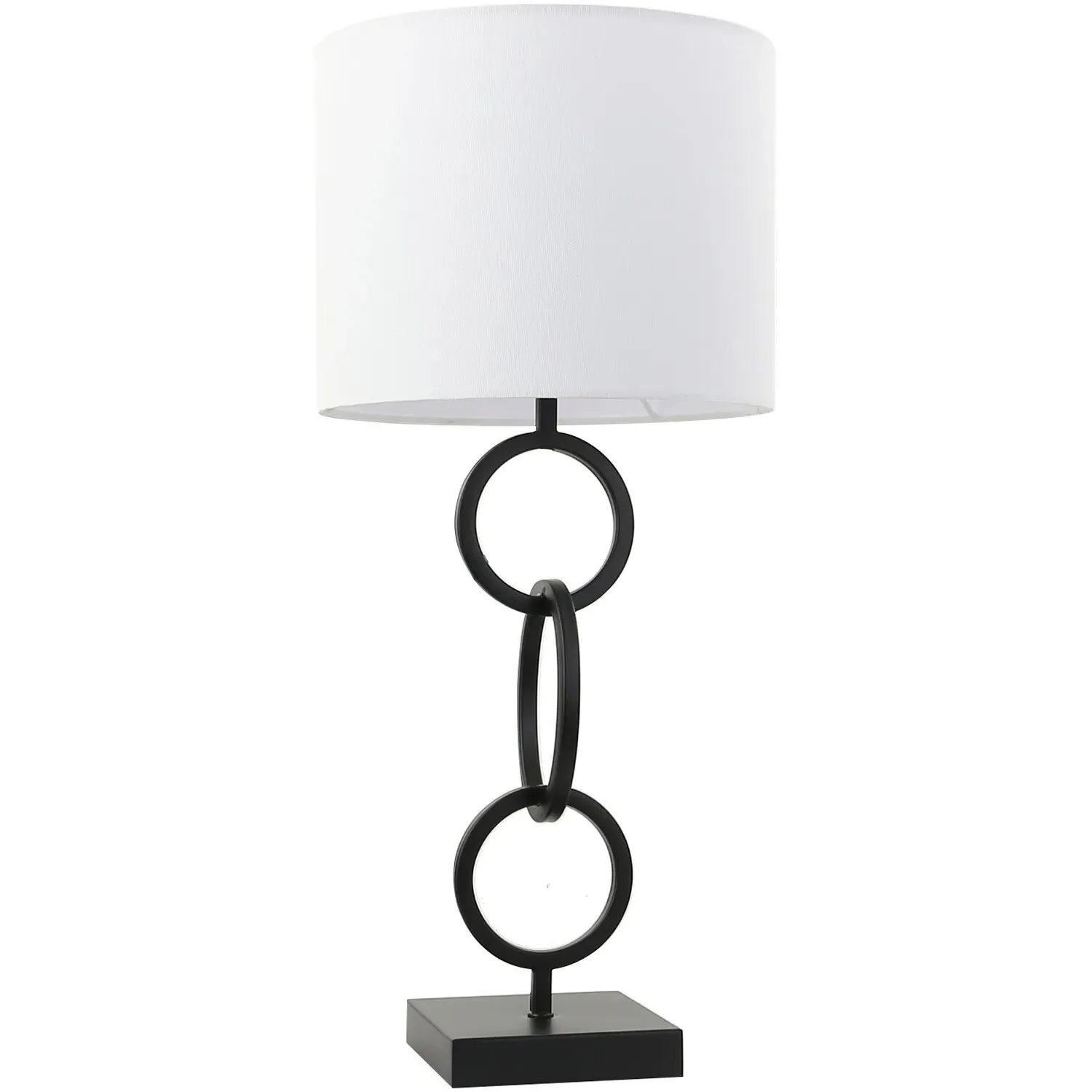 Beryl Square Table Lamp - Black and White image
