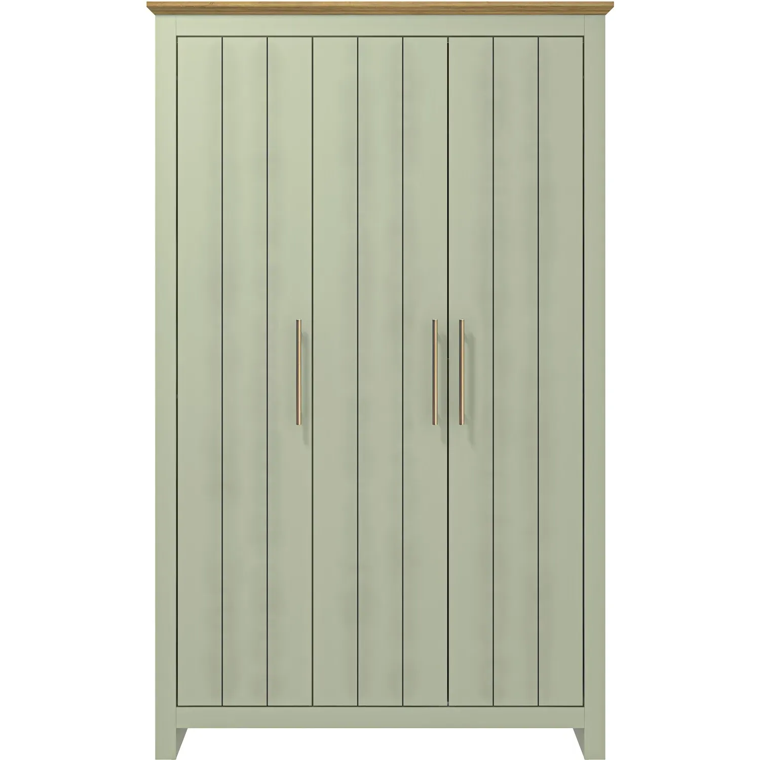 Bexley 3-Door Wardrobe - Sage Green