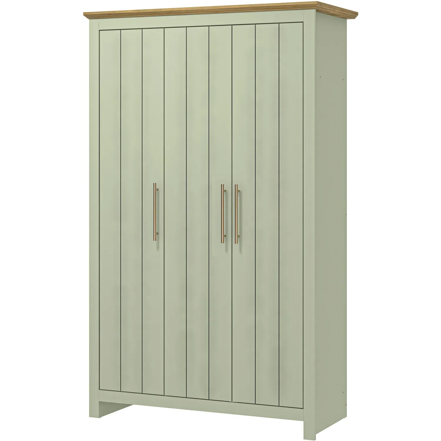 Bexley 3-Door Wardrobe - Sage Green