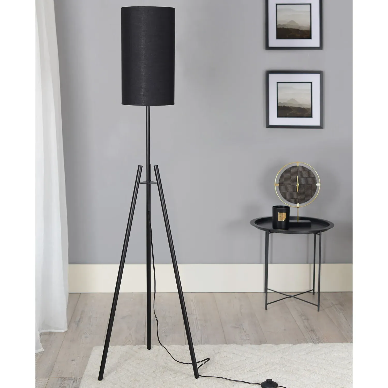 Bhodi Floor Lamp - Black