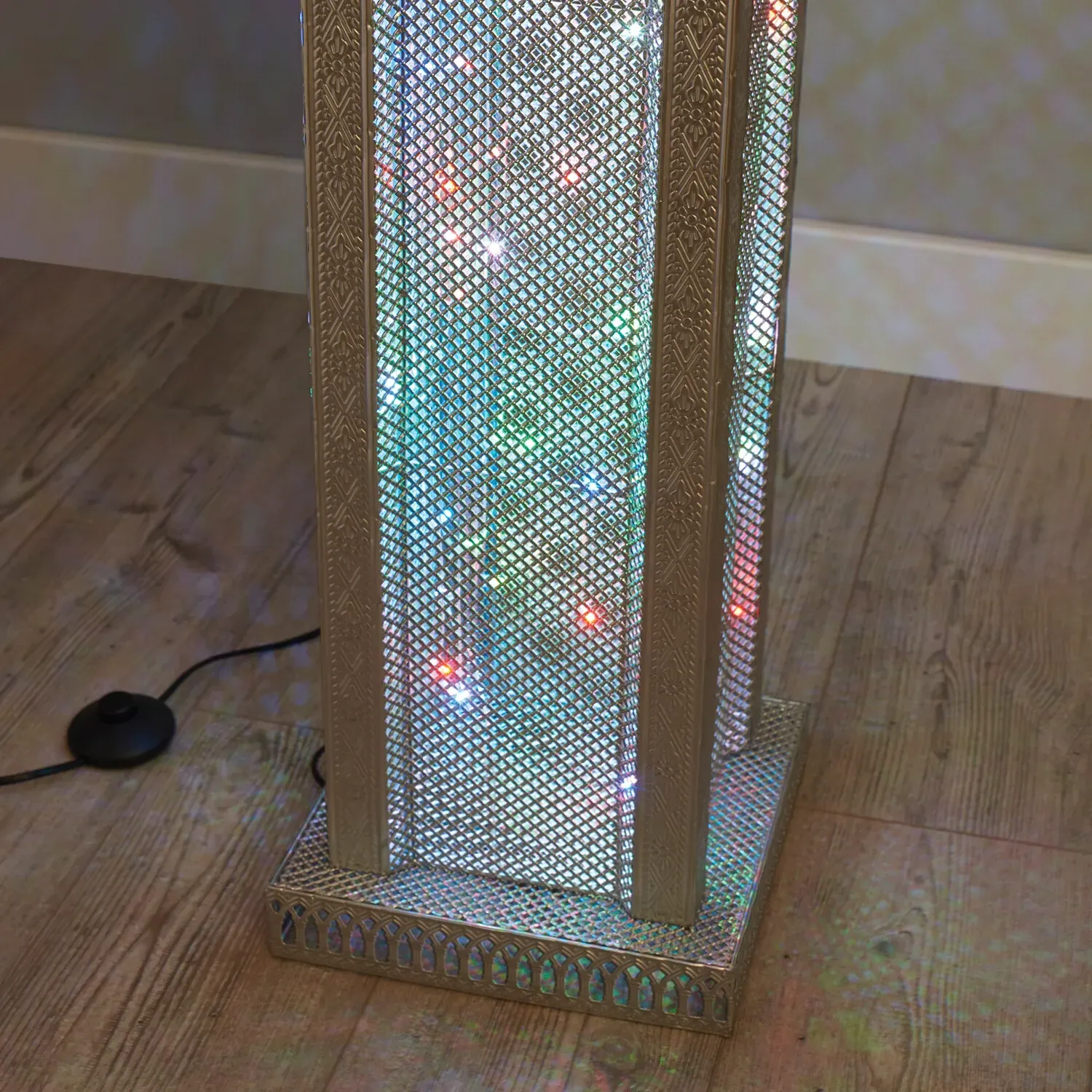 Big Ben Floor Lamp with Clock - Silver