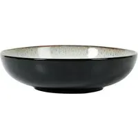 Black Kyanite Large Serving Bowl - Black and White
