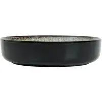 Black Kyanite Medium Serving Bowl - Black and White