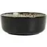 Black Kyanite Rice Bowl - Black and White