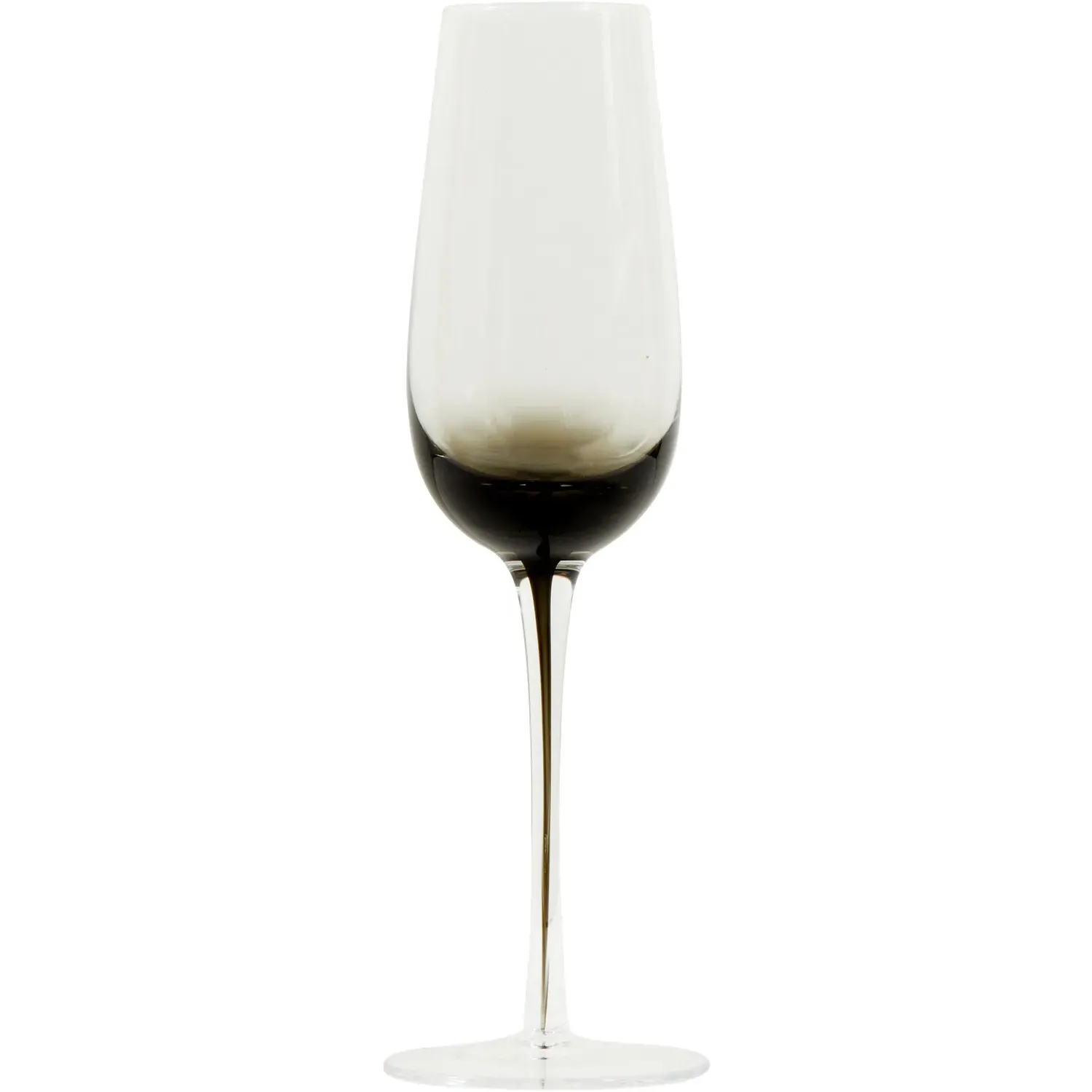 Black Ombre Champagne Flute - Black image