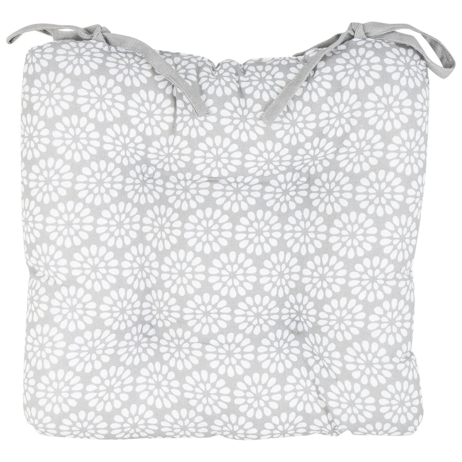 Blossom Button Seat Pad with Ties