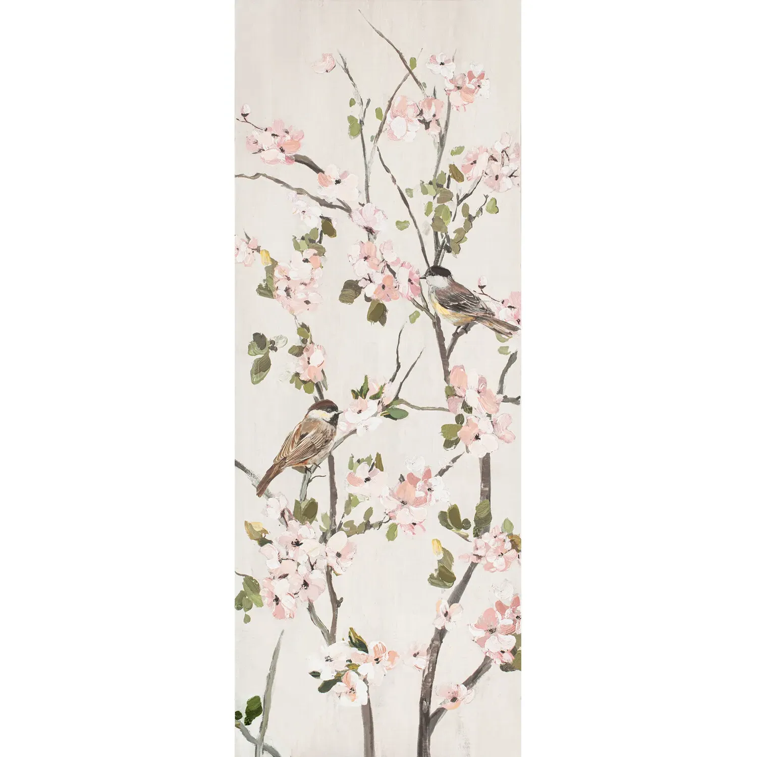 Blossom Hand Painted Wall Art - Pink