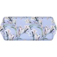 Blue Lily Drinks Tray - Blue