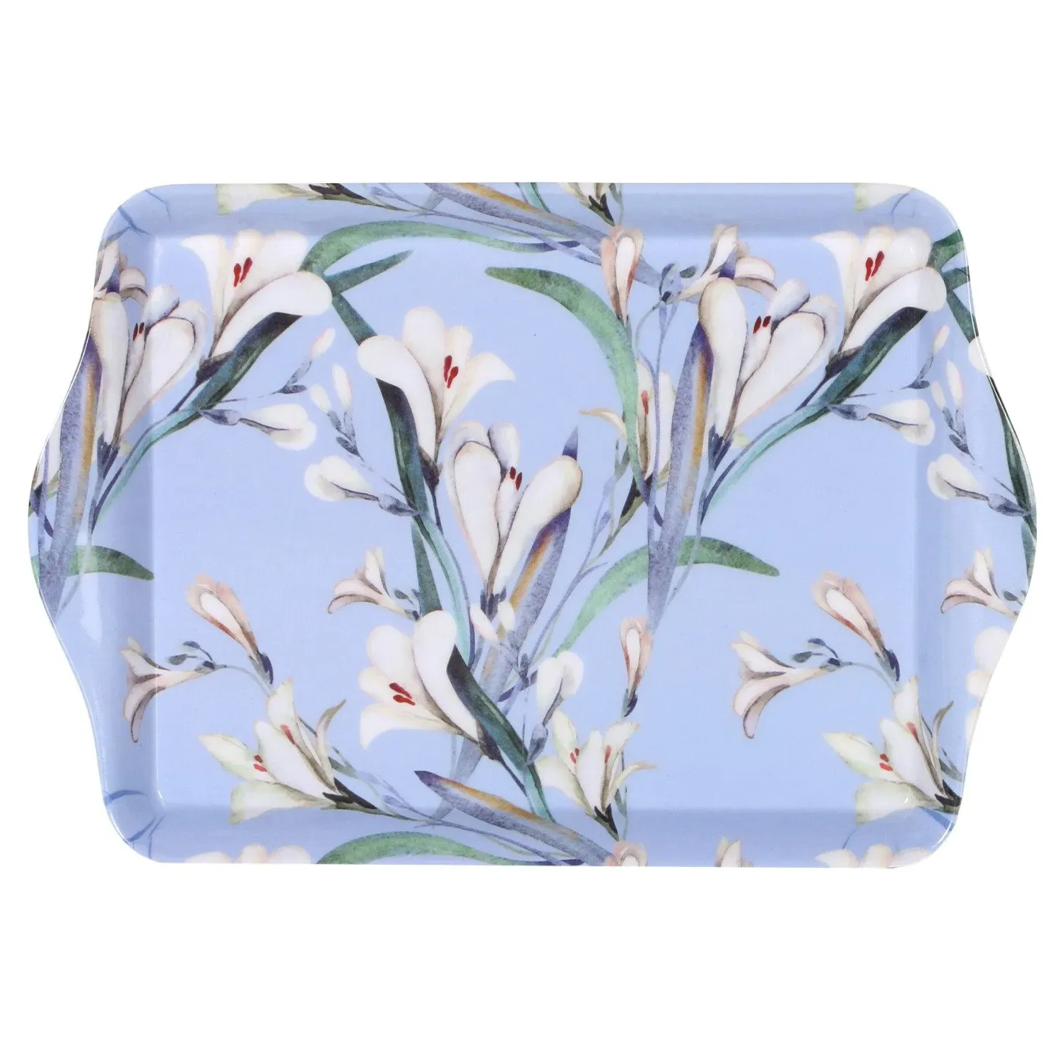 Blue Lily Trinket Tray - Blue image
