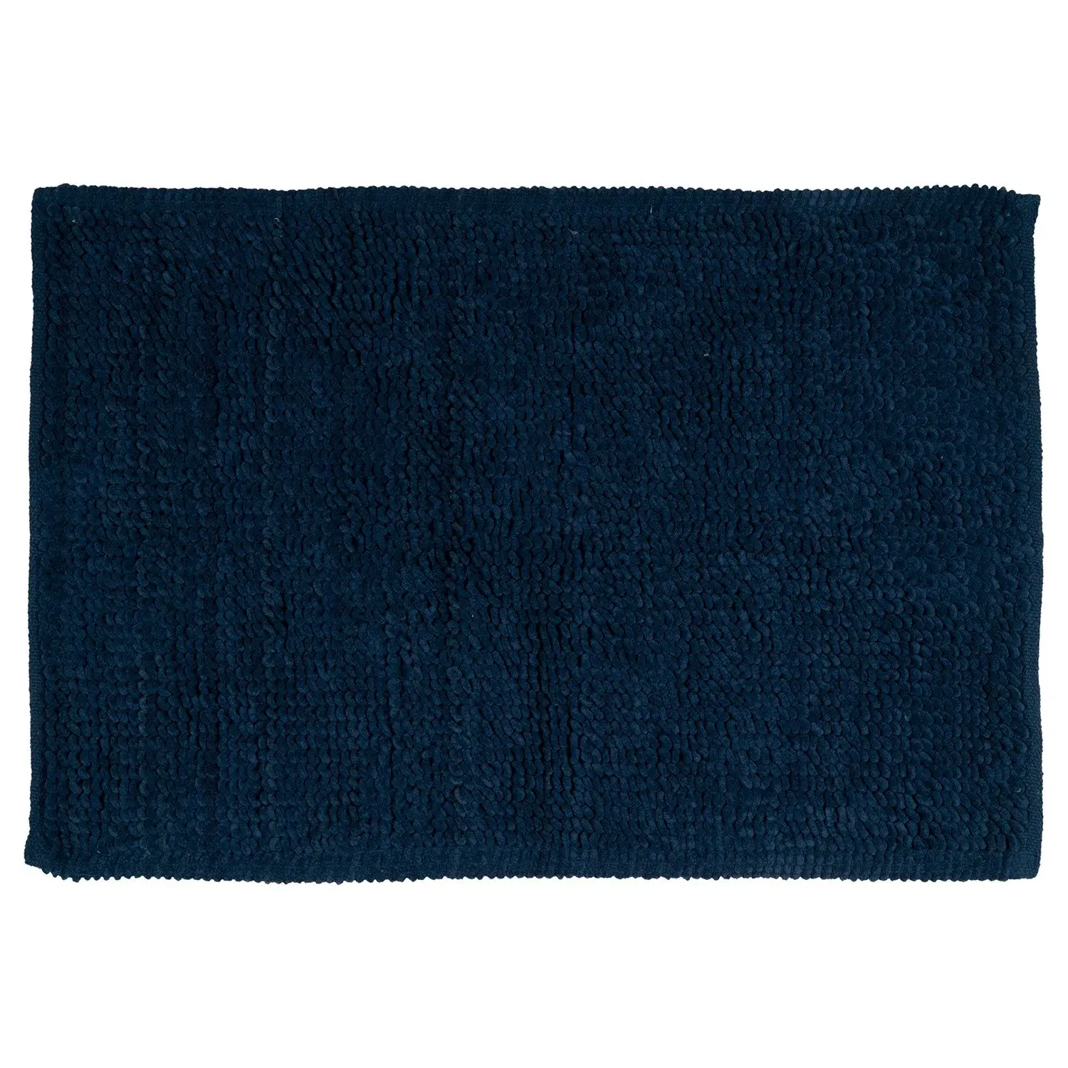 Bobble Cotton Bath Mat - Navy image