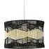 Bobo Lamp Shade - Black, Natural Rattan