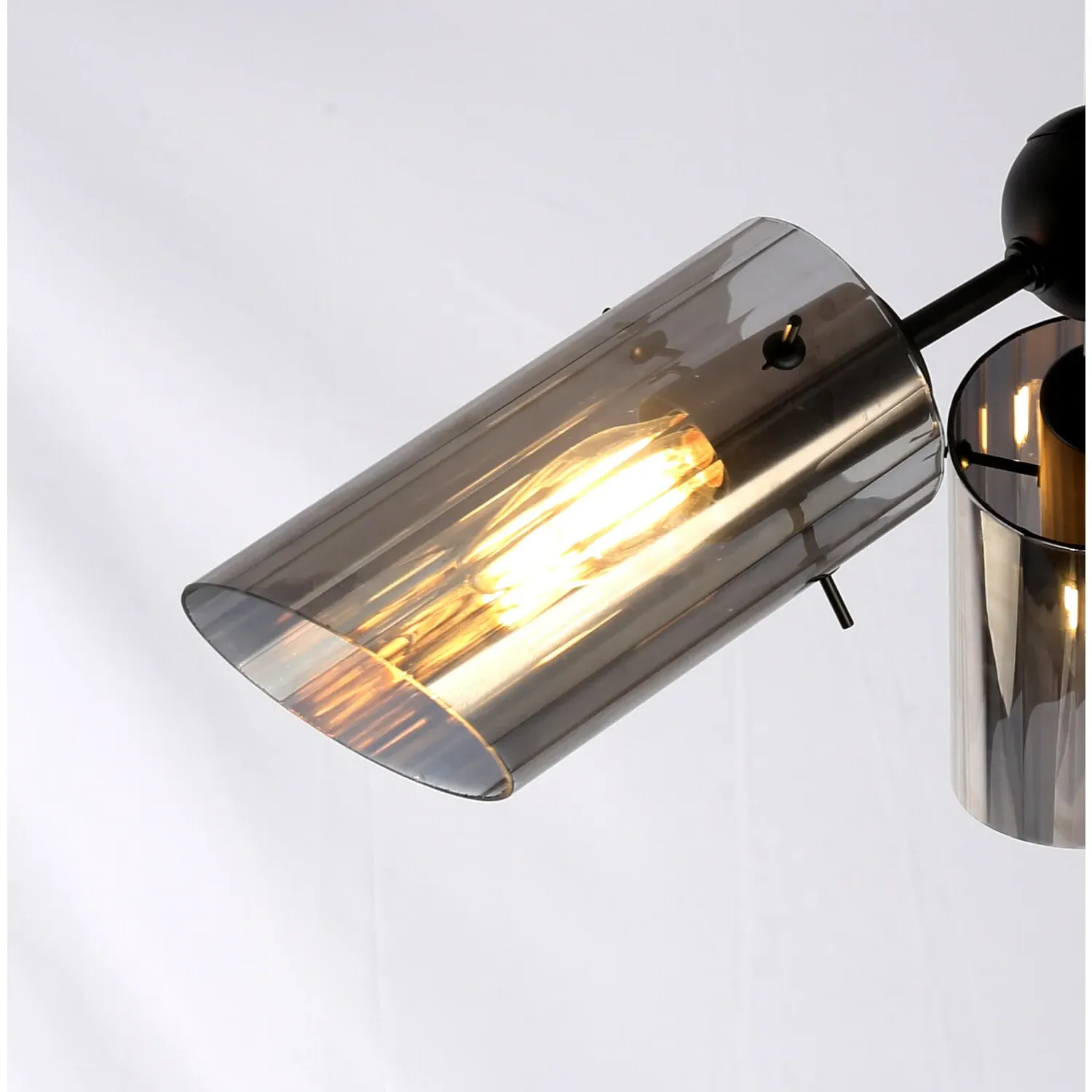 Bodhi 3 Arm Flush Ceiling Fitting - Black