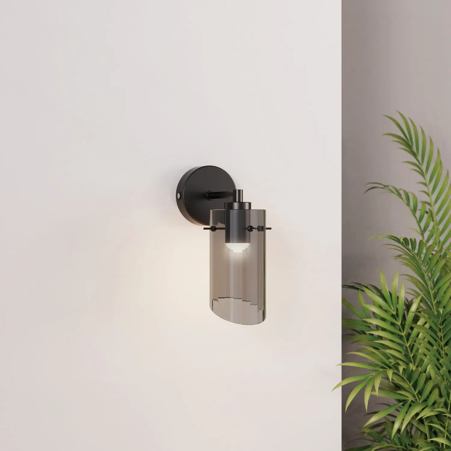 Bodhi Battery Operated Wall Light - Black