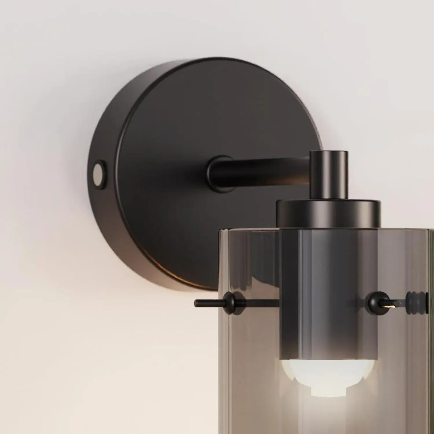 Bodhi Battery Operated Wall Light - Black