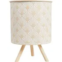 Bohemia Footed Metal Planter on Legs - Natural