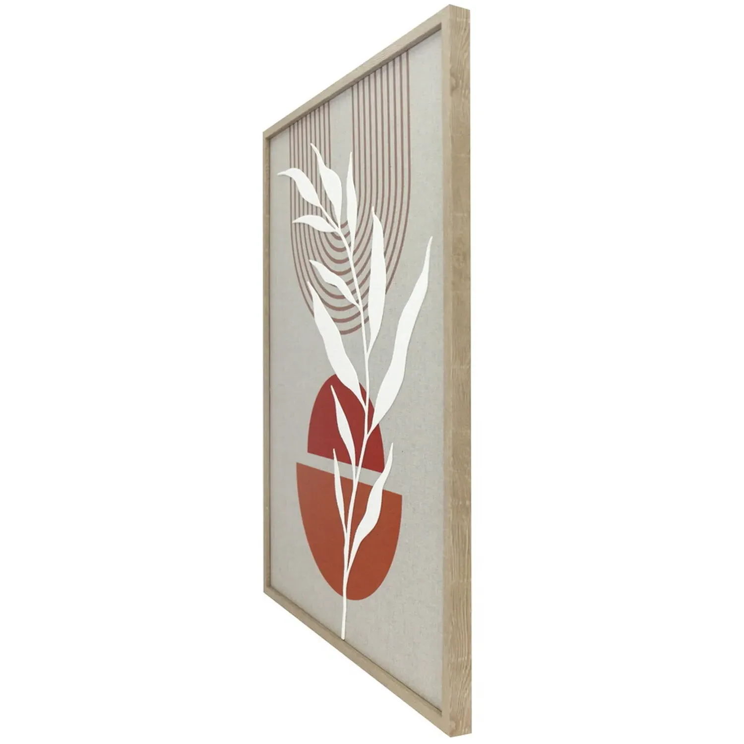 Boho Textured Wall Art - Burnt Orange