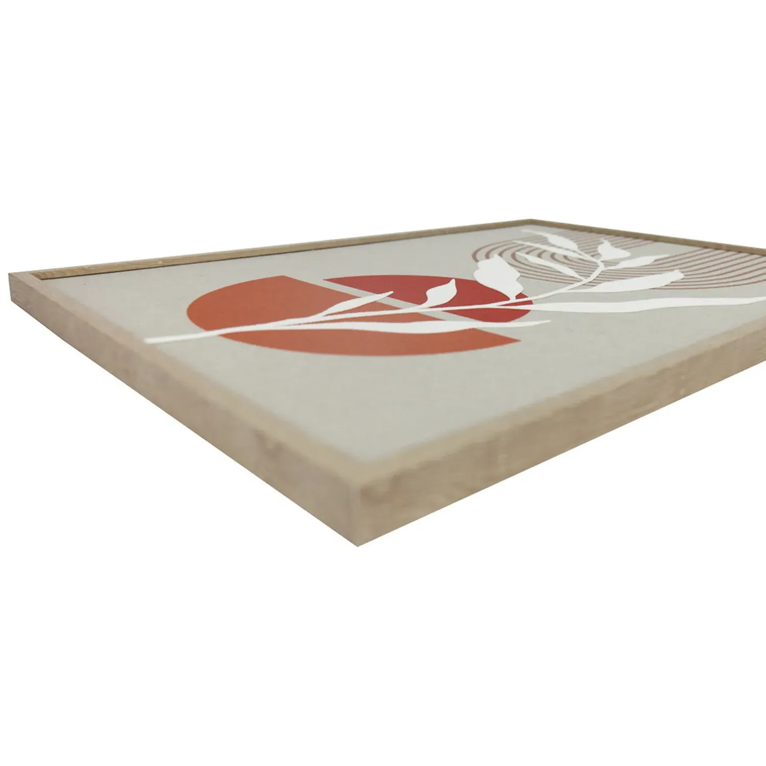 Boho Textured Wall Art - Burnt Orange