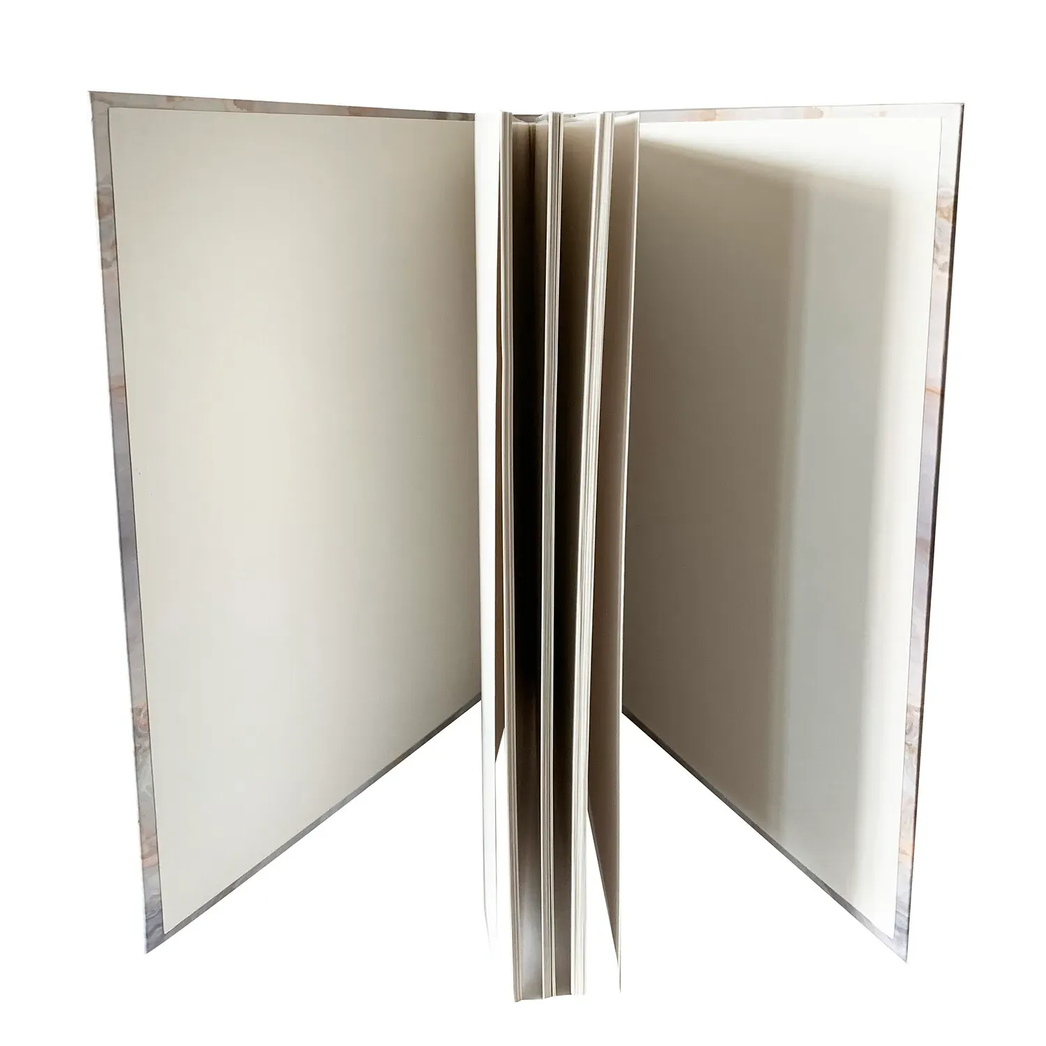Book Bound Photo Album 25 Sheets - Grey Marble