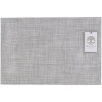 Border Weave Placemat - Charcoal