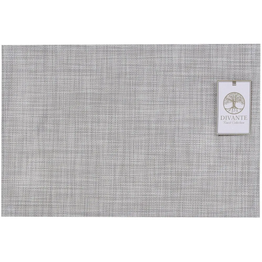 Border Weave Placemat - Charcoal image