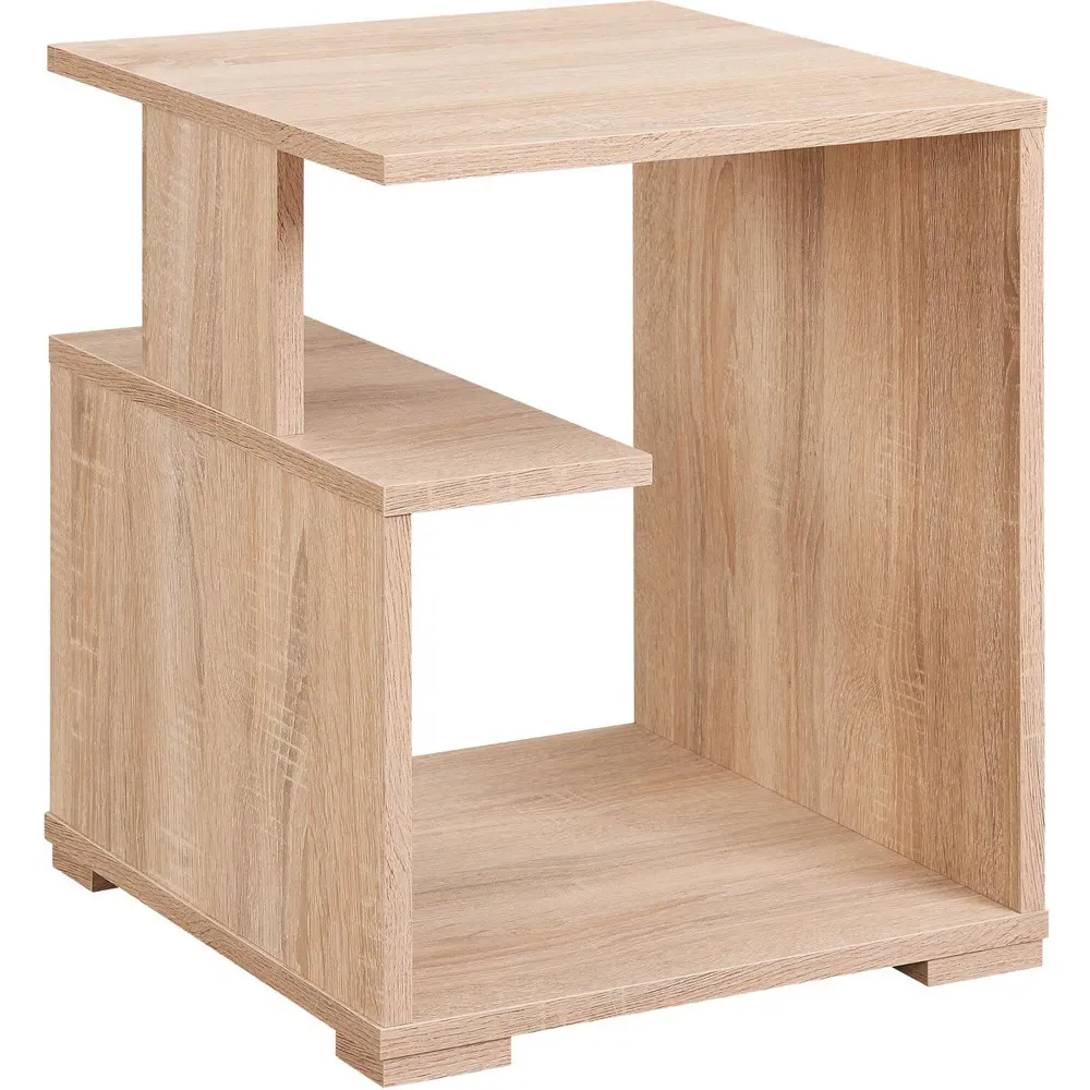 Boston Collection 2 Shelf Side Table - Brown, Sonoma Oak