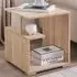 Boston Collection 2 Shelf Side Table - Brown, Sonoma Oak