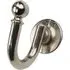 Boston Tie Back Hooks Pack of Two - Polished Steel