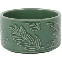 Botanical Nibbles Bowl with Leaf Design