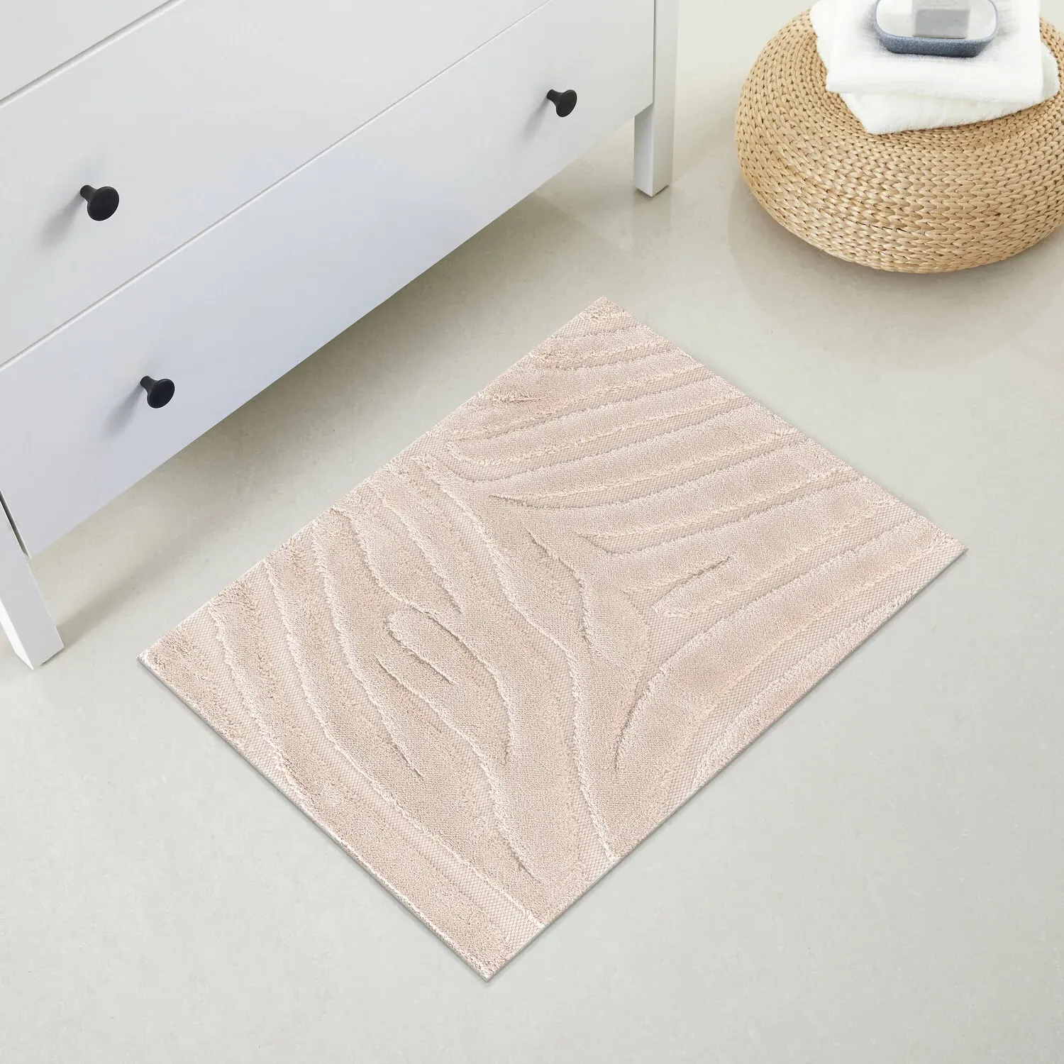 Botique Bath Mat - Beige