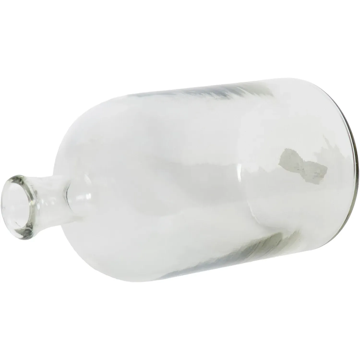 Bottleneck Glass Vase - Clear