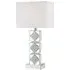 Boutique Collection Tallulah Crystal Mirror Table Lamp - White