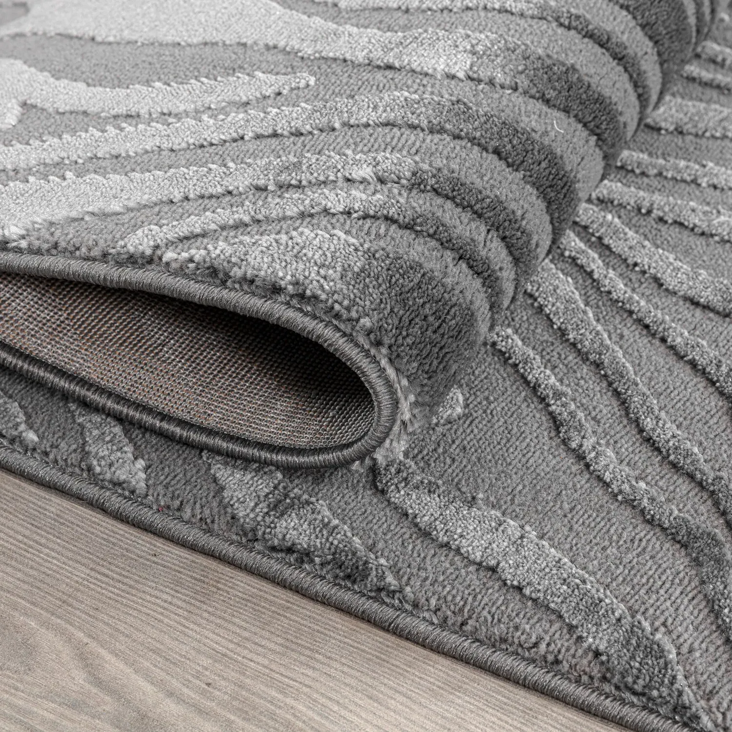 Boutique Wave Rug - Dark Grey