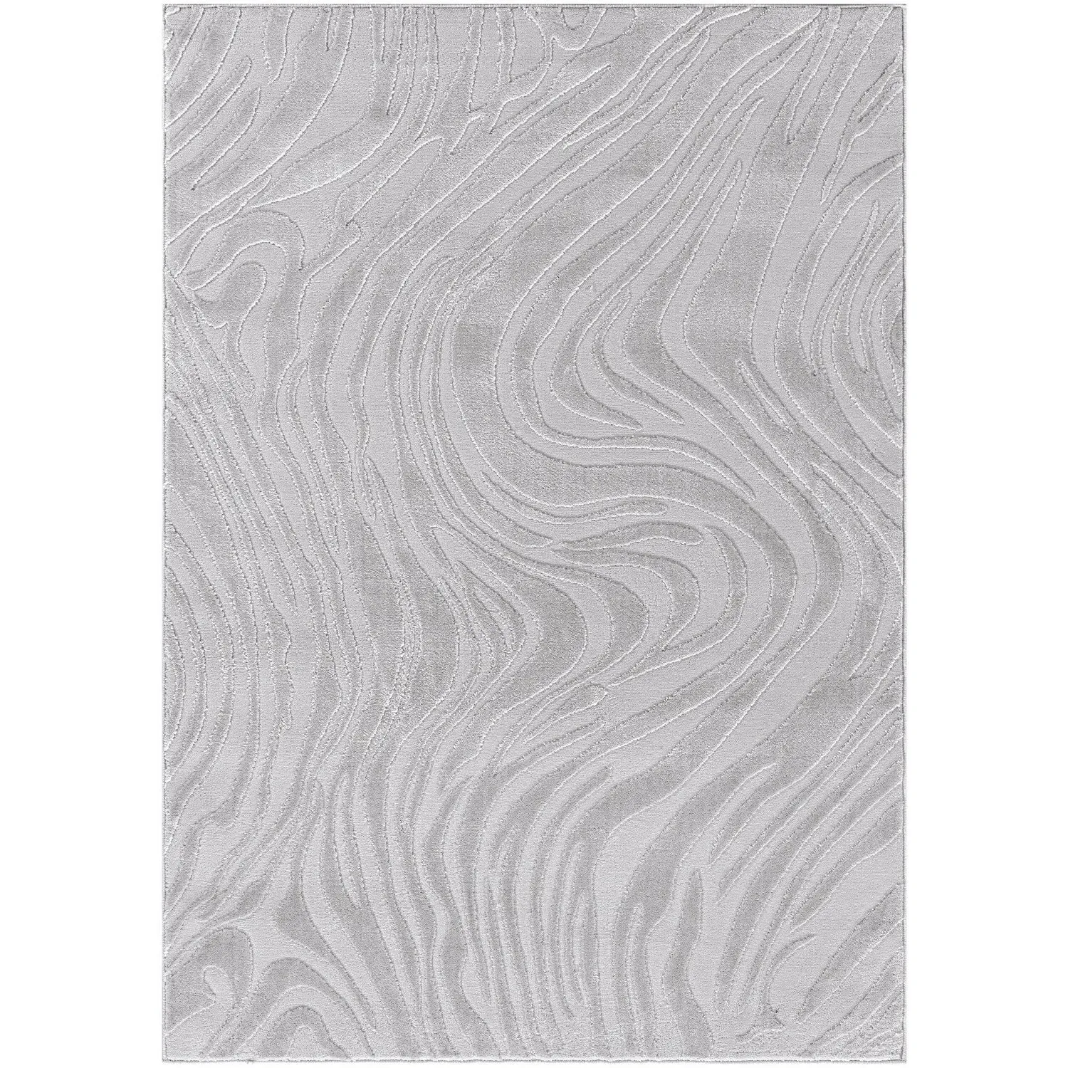 Boutique Wave Rug - Silver