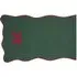 Bow Scallop Edge Table Runner - Green