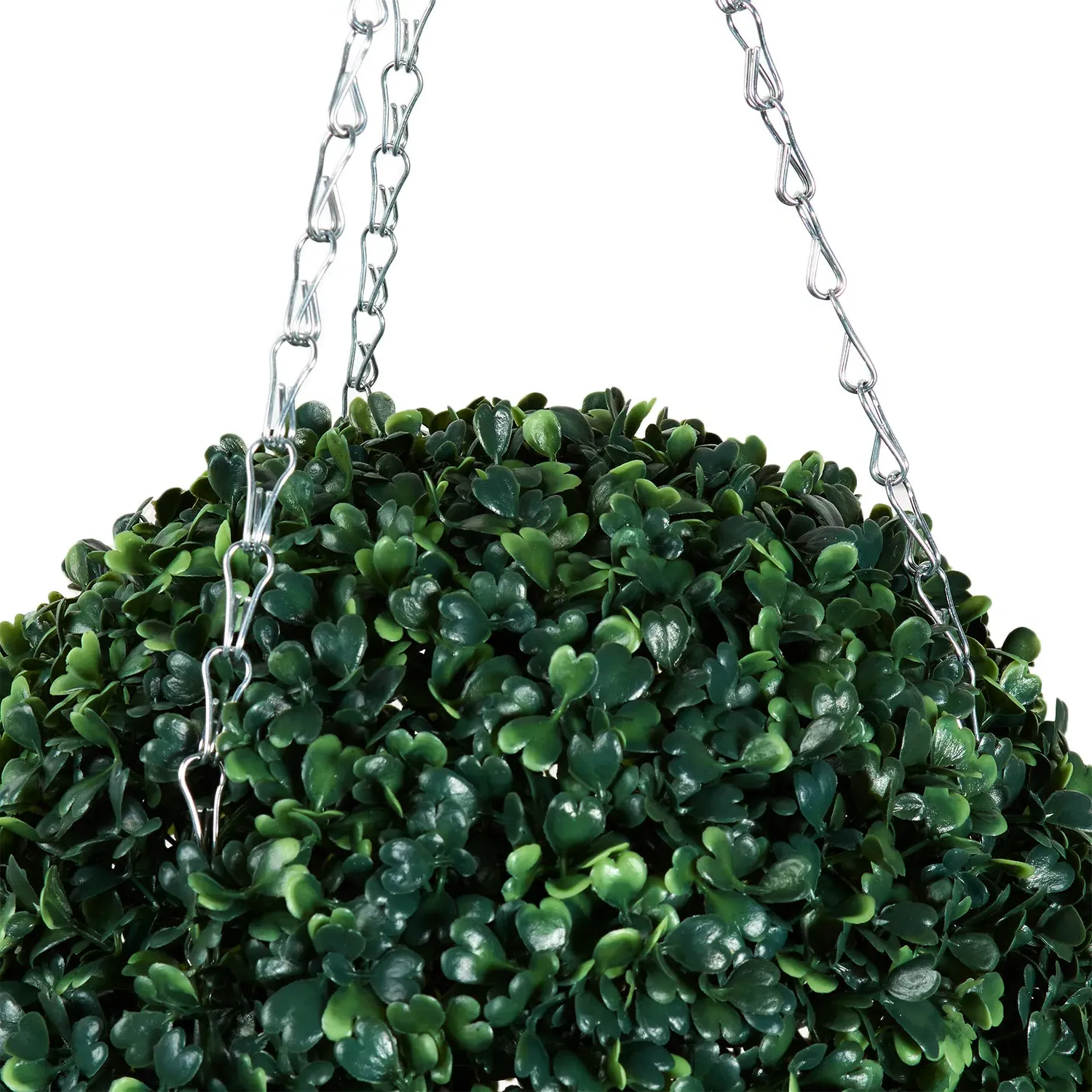 Boxwood Ball with Chain 25cm - Green
