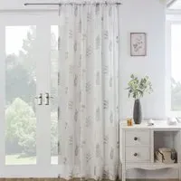Bracken Voile Curtain Panel - Grey