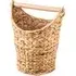 Braided Toilet Roll Basket with Handle - Natural
