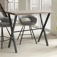 Brevik Breakfast Bar Table - Brown, Pine Effect