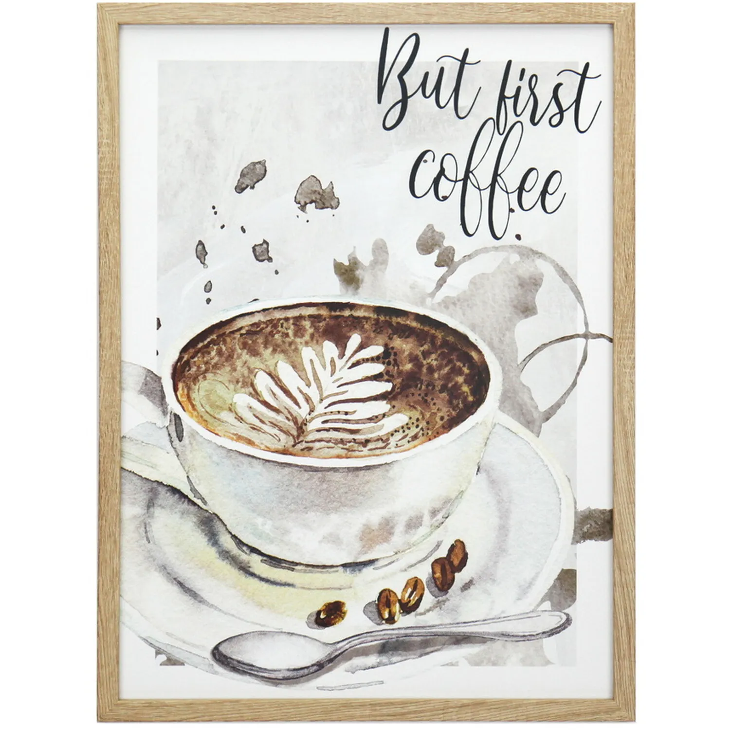 Brewed Coffee Framed Print - Multicolour