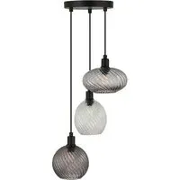 Brielle Ceiling Fitting - Smoked Grey