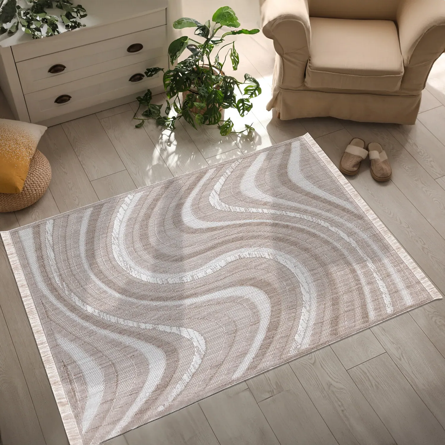 Broadway Wave Rug - Neutral