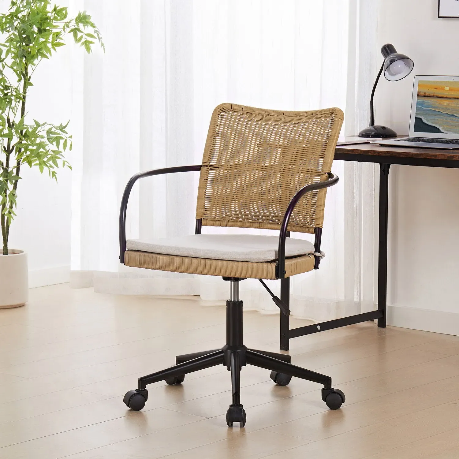 Brodie Office Chair - Natural, Rattan image