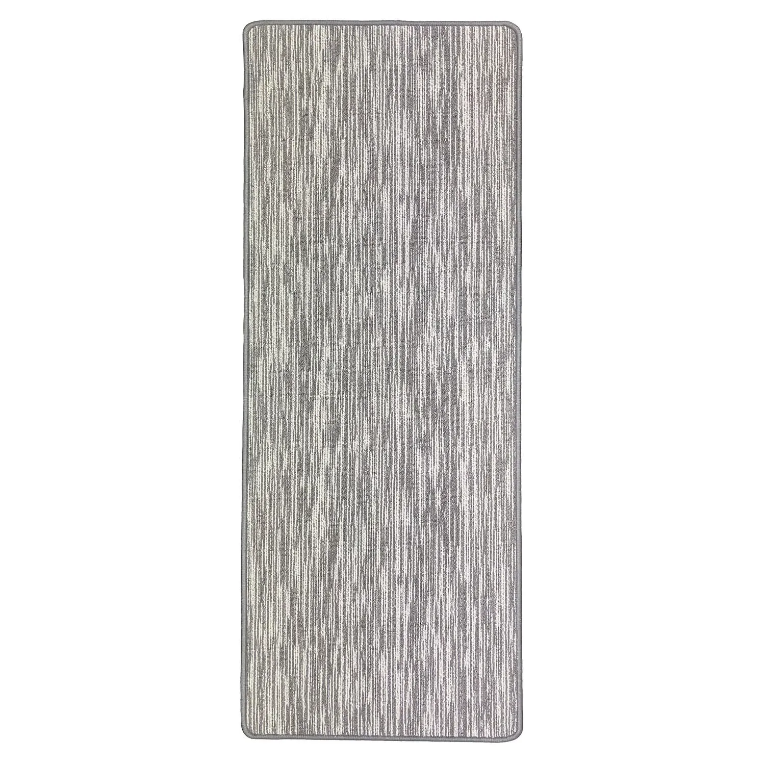 Broken Stripe Washable Runner - Grey image