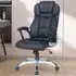 Brompton Office Chair with Wheels - Black