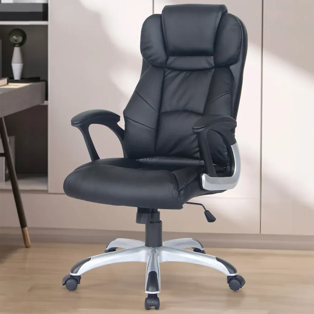 Brompton Office Chair with Wheels - Black image