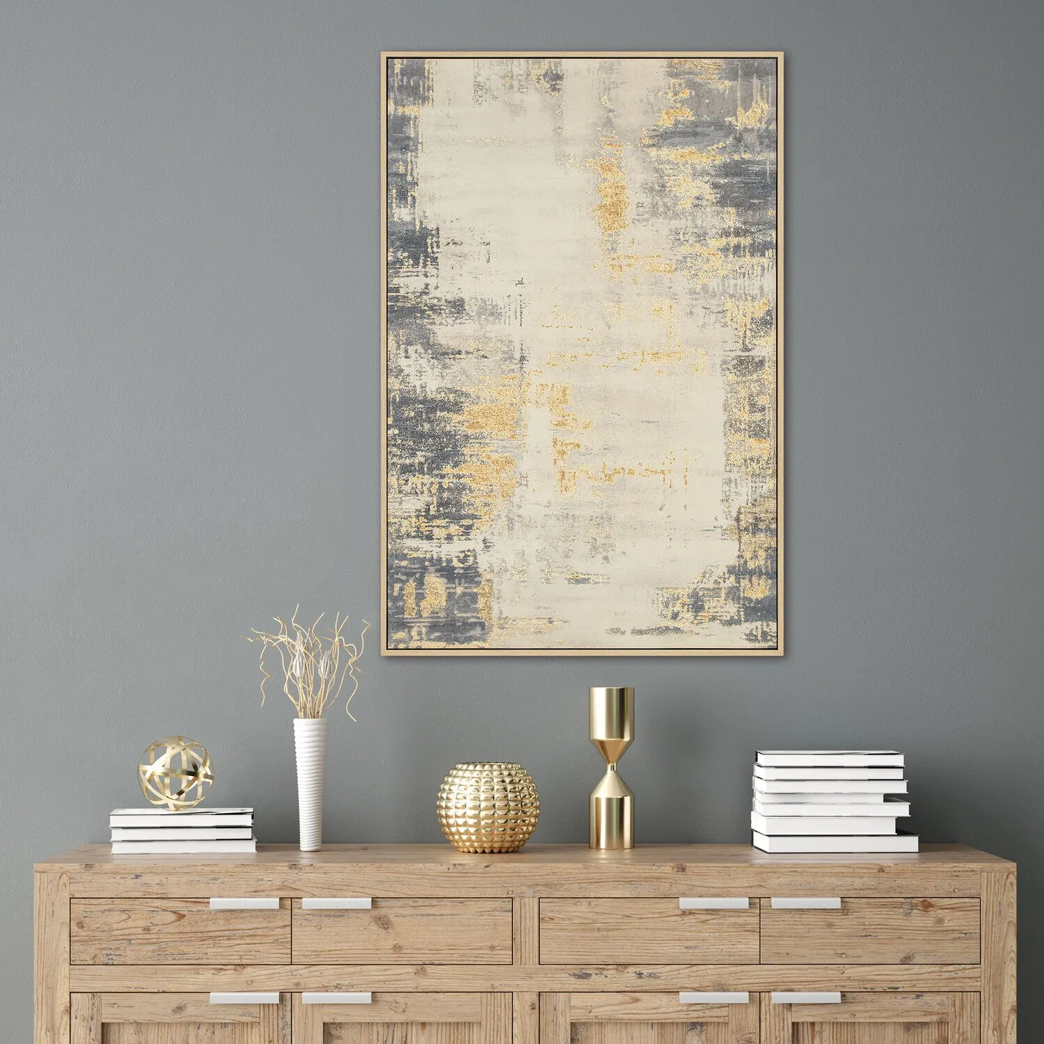 Bronze Carved Effect Canvas