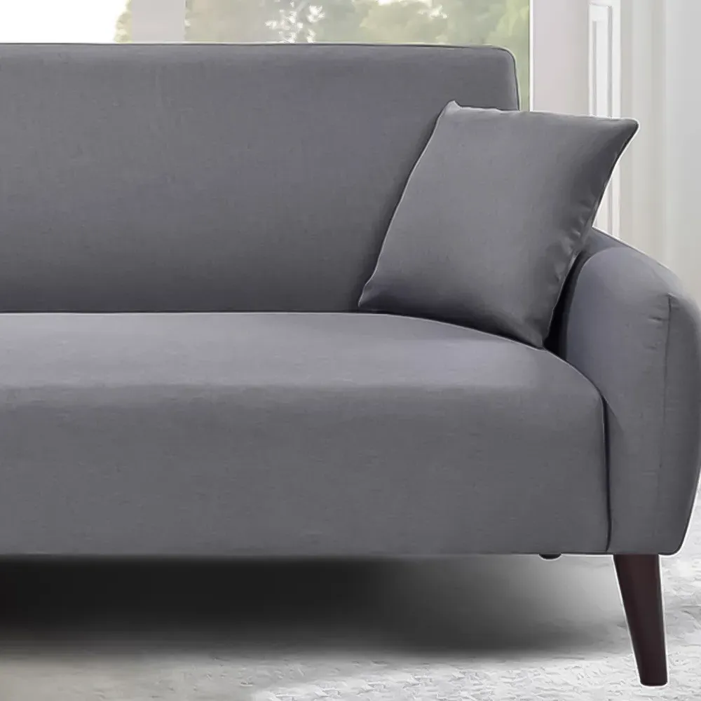 Brooklyn 2-Seater Sofa - Grey, Linen
