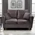 Brooklyn 2-Seater Sofa - Mottled Mink, Brushed Velvet
